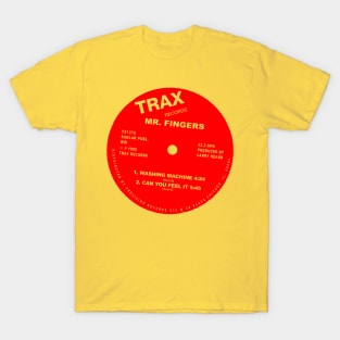 Trax / Mr Fingers / Acid House Vinyl Record T-Shirt